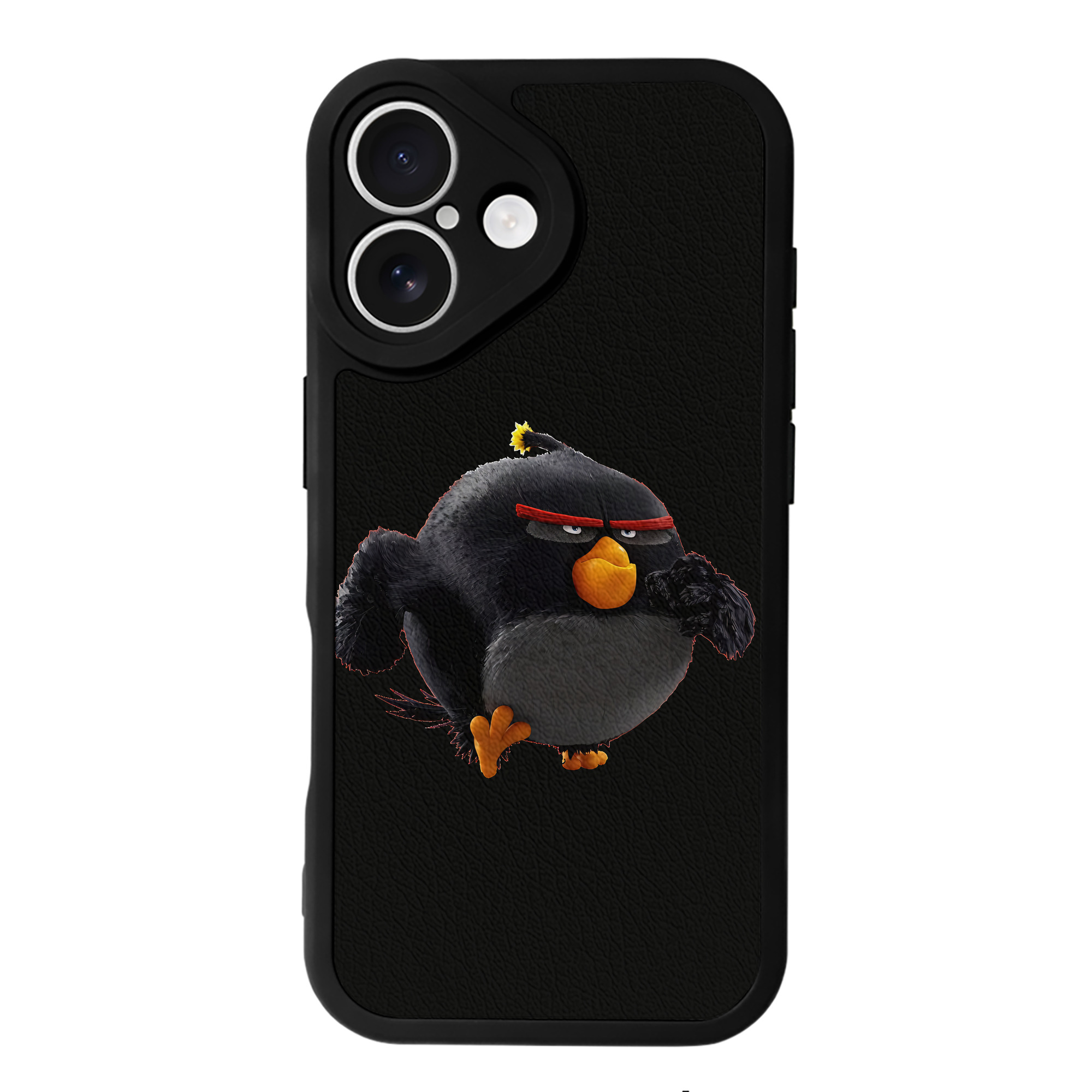 （画像用） Angry Birds アングリーバード 【iPhone 16シリーズ対応】シリコンスマホケース（レザー調） 材質：シリコン
